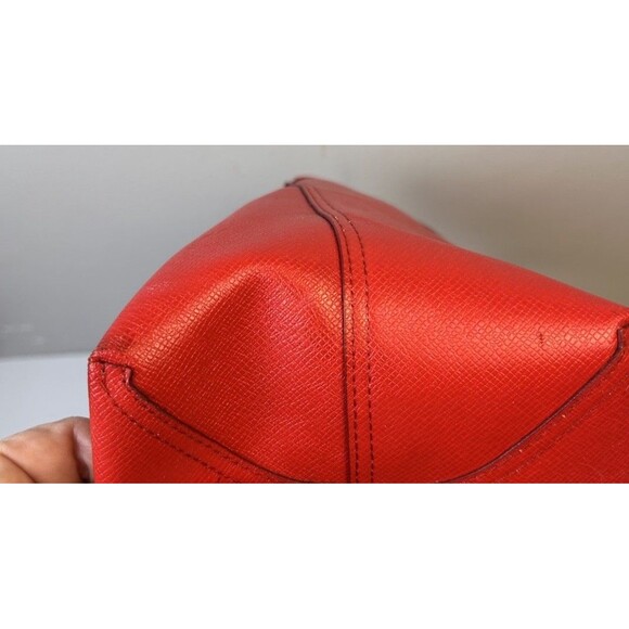 COACH F57669 Red REVERSIBLE CITY TOTE Attached WRISTLET Pouch Posey Floral - Picture 11 of 16